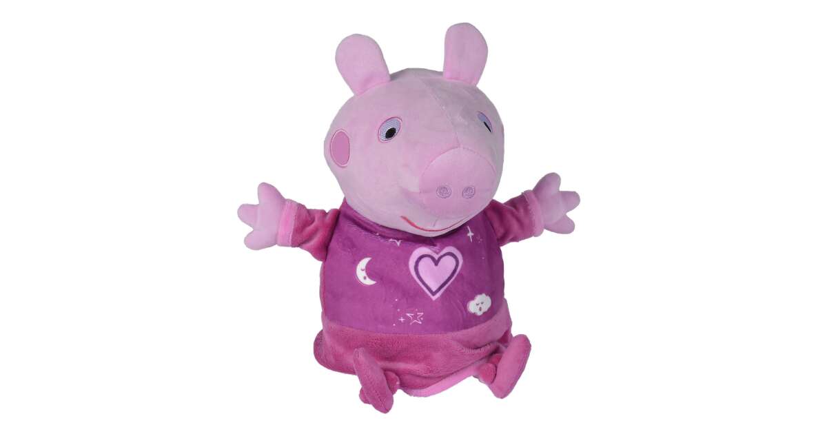 Peppa Pig Good night plush in luminous pyjamas 25cm Pepita