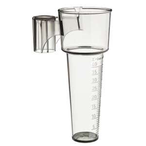 Măsurător de precipitații din plastic transparent cu pâlnie și scară de măsurare până la 40 mm - Alte instrumente de măsurare