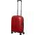Samsonite Attrix Spinner cabin suitcase in red, side view