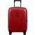 Samsonite Attrix Spinner cabin suitcase in red, front view