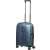 Samsonite Attrix Spinner cabin suitcase in blue, side view