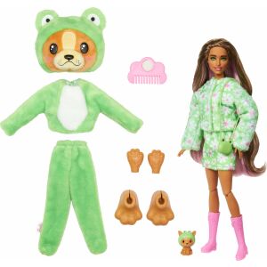 Barbie Cutie Reveal lutka s dijelovima kostima žabe i dodacima - Mattel