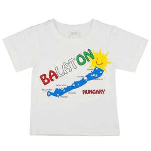 Baba| gyerek feliratos "Balaton" rövid ujjú póló (méret:80-128) 94239607 Gyerek pólók - 128