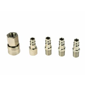Geko Pneumatic Tool Connector Set, 5 pcs 131330513 - Tool accessories