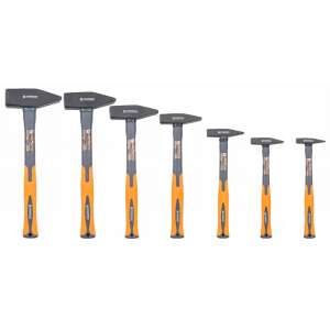 Powermat 7-piece hammer set, includes 2000g, 1500g, 1000g, 500g, 200g, 300g, 100g hammers - Tool