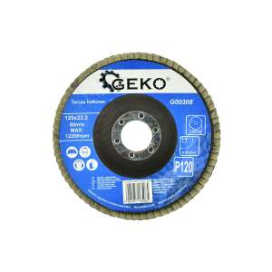 Geko G00308 125 mm-es csiszolótárcsa P120-as szemcsemérettel - Geko