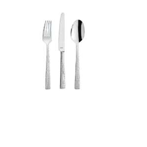 Felicity kalapácsolt rozsdamentes acél evőeszköz készlet, villával, késsel és kanállal - Kanál