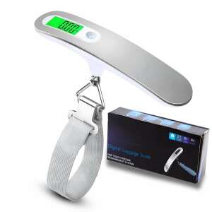 Digital luggage scale with LCD display, weighing up to 50kg, perfect for checking baggage weight - Dressing Accessory