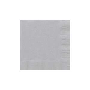 Ezüst Papírszalvéta - 20 db