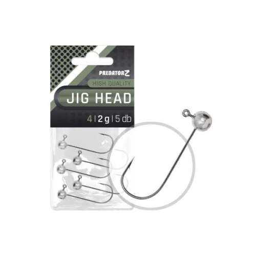 PredatorZ Jig Head 4/1 2g 15 db horgász horog - Horgász horog