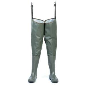 Jaxon Prestige combiköpeny, zöld gumicsizma horgászoknak - Gumicsizma