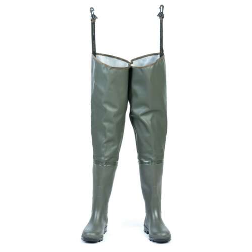 Jaxon Prestige combiköpeny, zöld gumicsizma horgászoknak