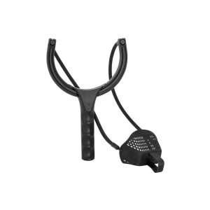 CarpZoom Dimension BaitBall csúzli horgászatra, fekete, fogantyúval és hálóval - Csúzli & etetőrakéta