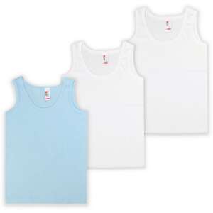 DomiKids Kék-fehér fiú 3 db-os trikó szett (Méret 98-104) 94252378 Gyerek trikók, atléták