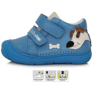 D.D.Step Kutyás kék baba cipő (Méret 21) 94253507 Utcai - sport gyerekcipő