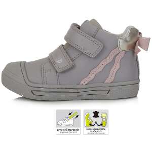 Ponte20 Supinált masnis szürke kislány cipő (Méret 27) 94253817 Utcai - sport gyerekcipő