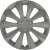 15 inch Delta Ring wheel cover in grey