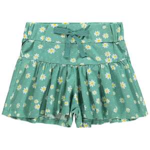 Civil Virágos zöld kislány short (Méret 110-116) 94255730 Gyerek rövidnadrágok