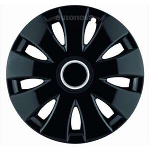 16 inch Aura Ring Black wheel cover, single piece - Hubcap