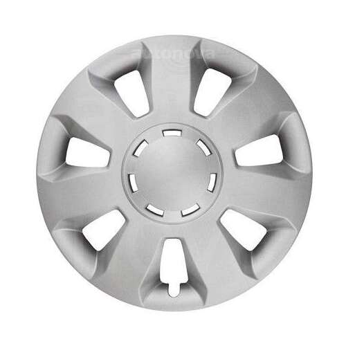 14 inch Ares wheel cover, silver, set of 4