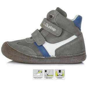 D.D.Step Szürke-kék kisfiú cipő (Méret 33) 94257352 Utcai - sport gyerekcipő