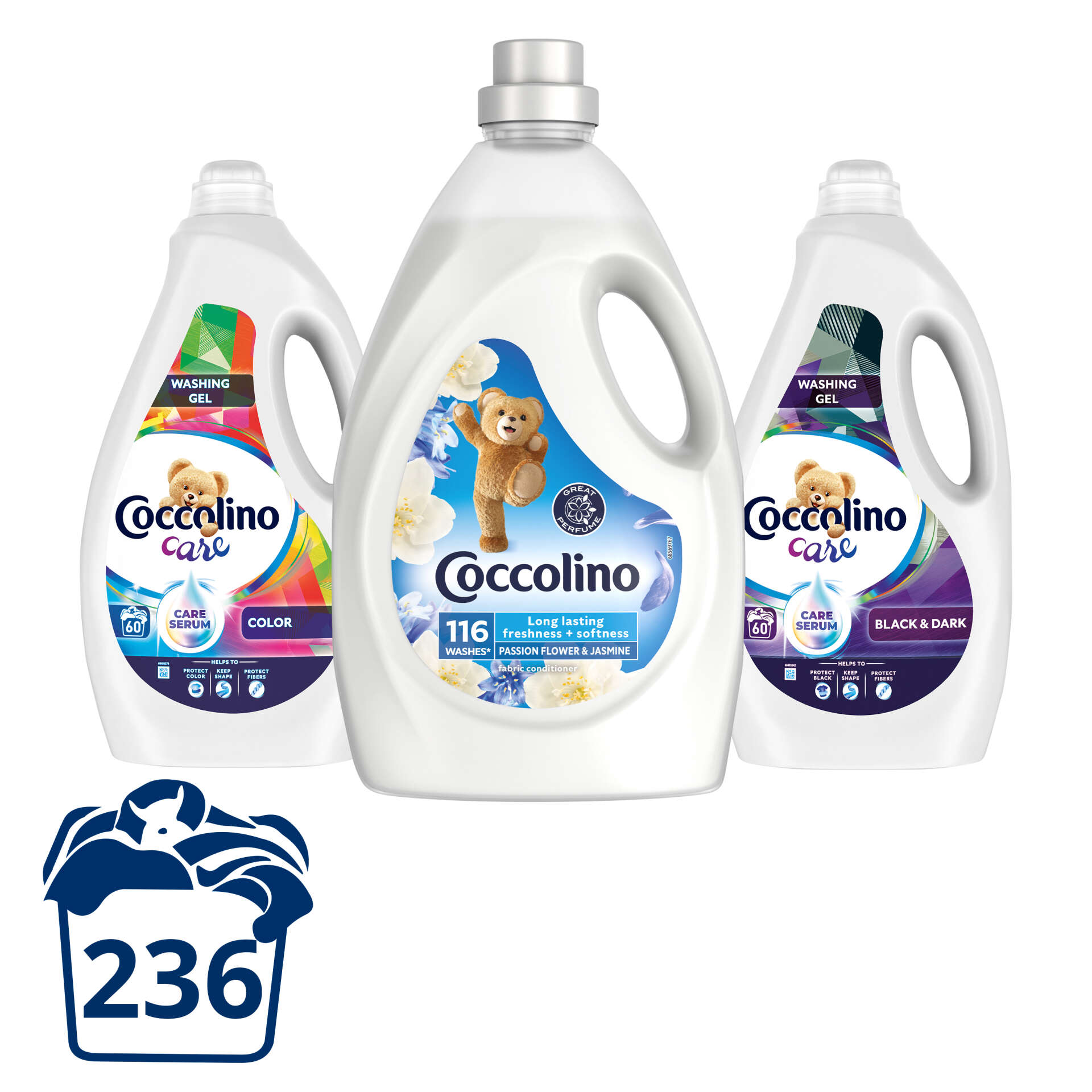 Coccolino Csomag színes és sötét ruhákhoz