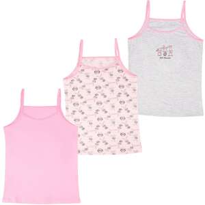 DomiKids Nyuszis-rózsaszín lány 3 db-os trikó szett (Méret 134-140) 94257905 Gyerek trikó, atléta