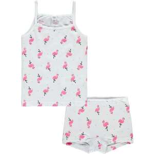Civil Flamingós fehér kislány fehérnemű szett  (Méret 140-146) 94258590 Gyerek bugyi, alsónadrág