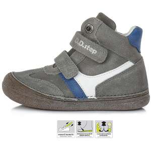 D.D.Step Szürke-kék kisfiú cipő (Méret 30) 94258682 Utcai - sport gyerekcipő