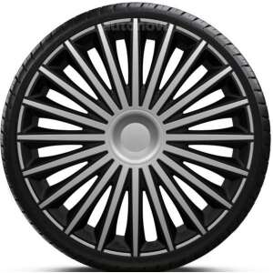 Capac de roată Dakota Silver Black de 16 inci