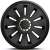 Silverstone Pro Black 15 inch hubcap on car wheel