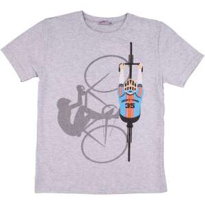 Essu Biciklis szürke kisfiú póló  (Méret 104) 94261273 