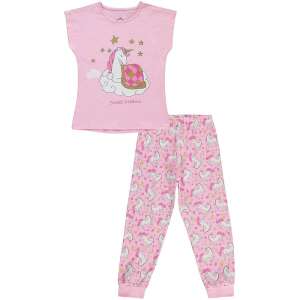 Civil Unikornis rózsaszín lány pizsama  (Méret 128-134) 94261473 Gyerek pizsama, hálóing