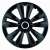 16 inch Terra Ring Black wheel cover, set of 4