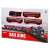 Rail King Intelligent Classical Train Set, red train with black locomotive, boxed