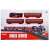 Rail King Intelligent Classical Train Set, red train with black locomotive, boxed
