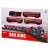 Rail King Intelligent Classical Train Set, red train with black locomotive, boxed