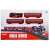 Rail King Intelligent Classical Train Set, red train with black locomotive, boxed