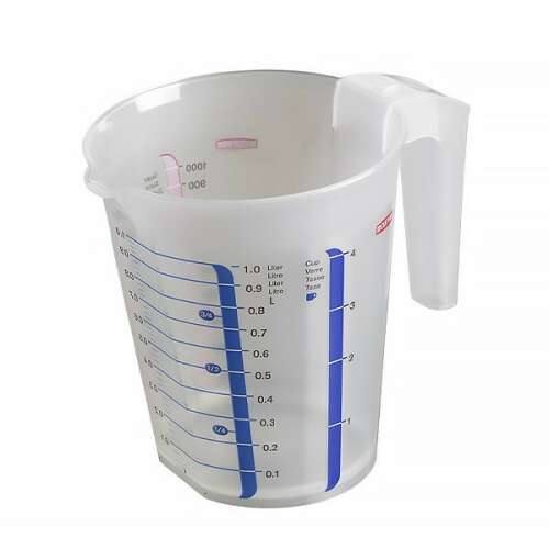 Praktikus Műanyag Mércés Kancsó - 1 Liter