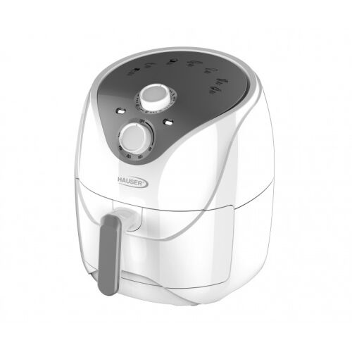 Hauser AF-460 Weiße Heißluftfritteuse, 4.6L Kapazität