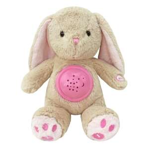 Plüss szundibarát nyuszi projektorral Baby Mix rózsaszín 94292180 