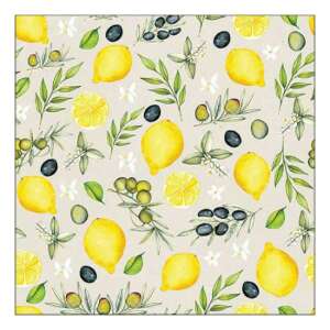 Oliva és citrom papírszalvéta, 20 db-os - Háztartási papírtermék