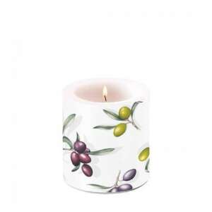 Olivabrancs illatú gyertya, 8x7,5cm - Ambiente