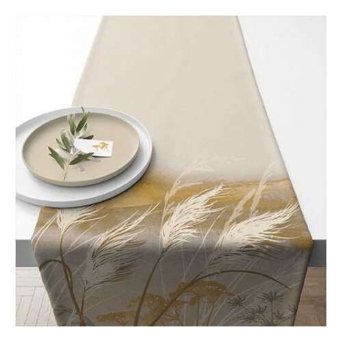 Waves grass asztali futó, 40x150cm, 100% pamut