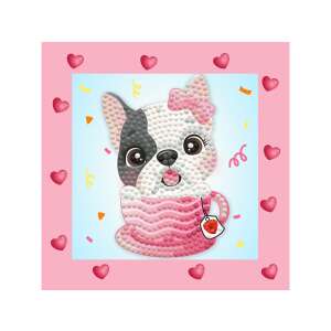 Diamond Dotz: QuickDotz set za stvaranje slika 13 x 13 cm - Sladak psić 94293308 - Igračka