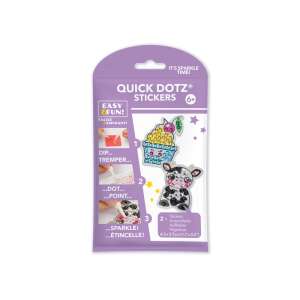 Diamond Dotz Quick Dotz matricák, tehén és fagyi mintával, könnyű és szórakoztató gyerekeknek - Diamond Dotz