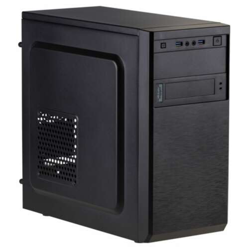 CHS PC Barracuda desktop computer, black, with Intel Core i5-12400 processor, 16GB RAM, 480GB SSD, mouse and keyboard