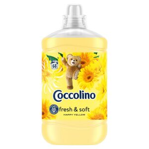 Coccolino Happy Yellow Balsam de rufe pentru haine delicate - Gel de spălare, Clătiți și Capsulă de spălare