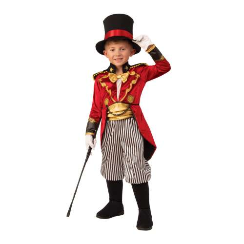 Ringmaster cirkuszoktató jelmez gyerekeknek, KidMania® 10-12 éves korig 140-150 cm