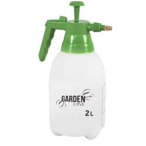 GARDEN LINE 2L manual sprayer, white plastic, green handle and nozzle - Sprayer